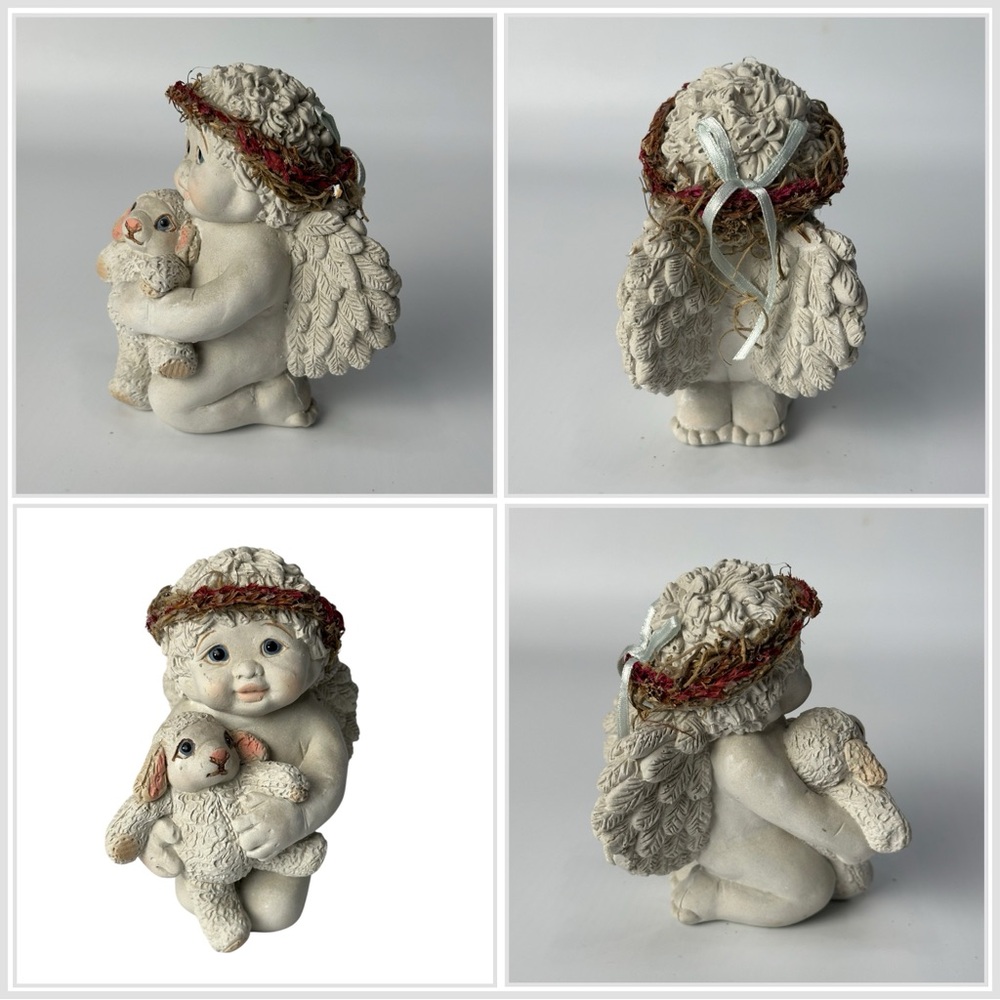 Dreamsicles Cherub Collectables Vintage “ Love My Lamb “ 1997 Figurine Used - Picture 1 of 6